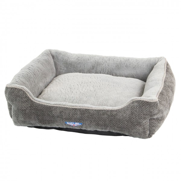 Hundebett "Dunrobin" - Grau | M | 71 x 58 x 18 cm