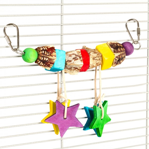 Avian Fun Swing - Hängespielzeug für kleine Papageien und Sittiche | ca. 25 x 20 x 4 cm