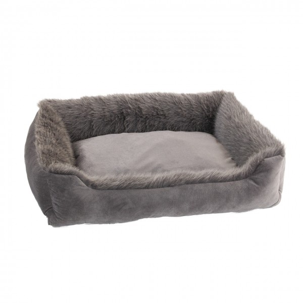 Hundebett "Mayfair" - Onyx-Quarz | M | 71 x 58 x 21 cm